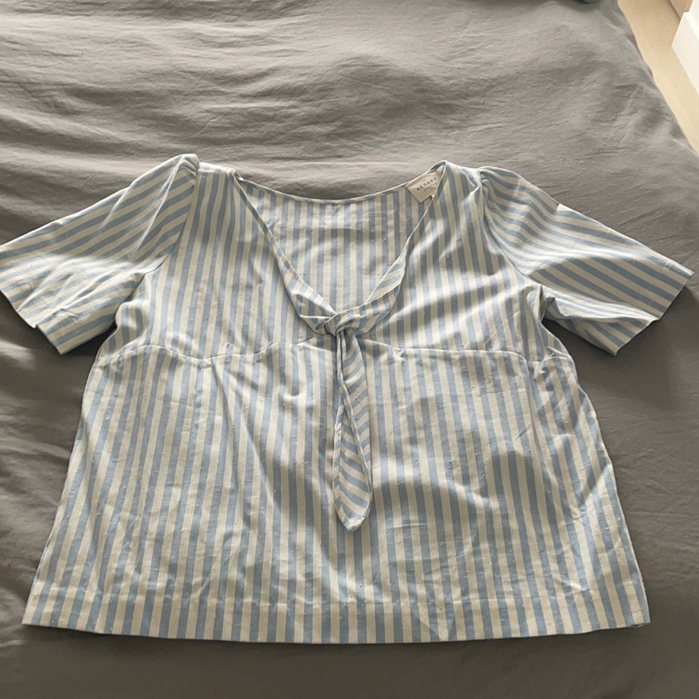 Sezane Massia Top Size 42 (10 US) 100% cotton